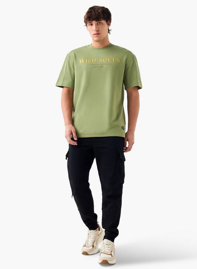 Lee Cooper Typographic Print Crew Neck T-shirt - Image 2