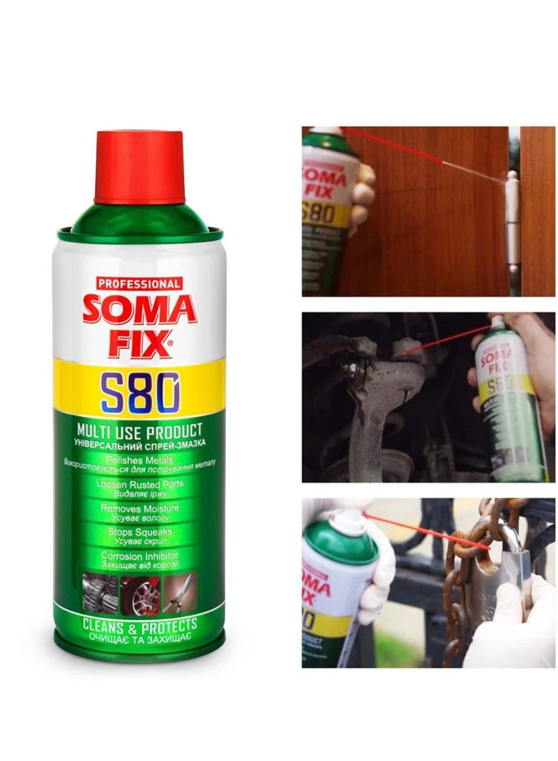 سومافيكس بخاخ مزيل صدأ سومافكس – 200مل لتنظيف الصدأ وتليين المفاصل المعدنية وحماية الأسطح - Image 2