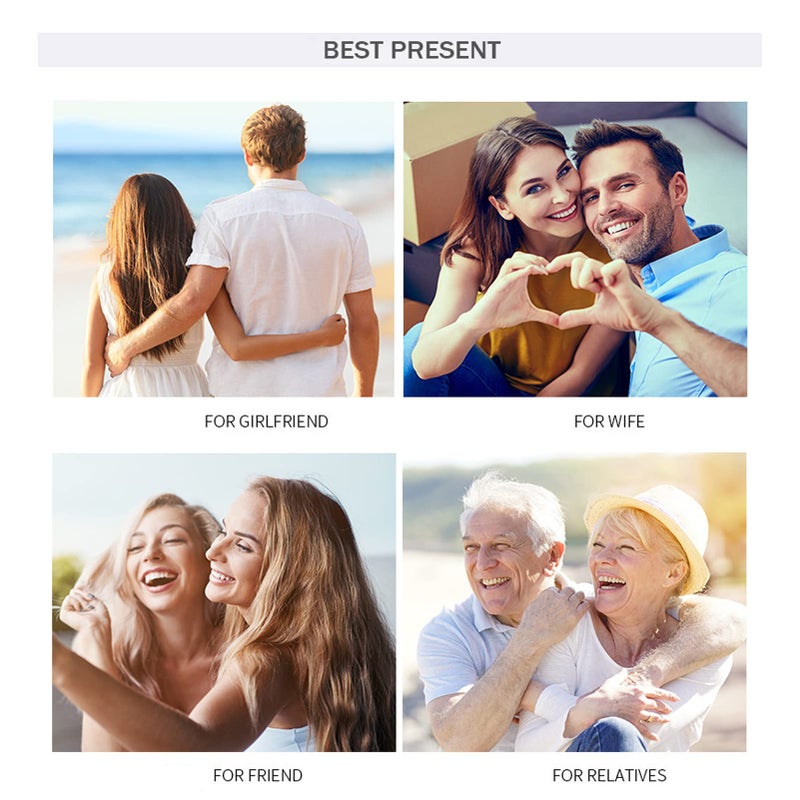 TOPGRILLZ May Birthstone Earrings 14K Gold Plated Iced Big Cushion Cubic Zirconia Drop Dangle Earrings for Women Fashion Jewelry Gift (Silver) - Image 4