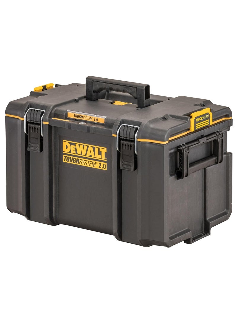 DEWALT DEWALT DWST833421 54kg TOUGHSYSTEM BOX 20 DS400 50 Kg Load Capacity IP65 Rated for Dust Water Resistance Metal Wire Front Latches Ideal for Easy Convenient Storage 554 x 371 x 408 cm  - Image 1