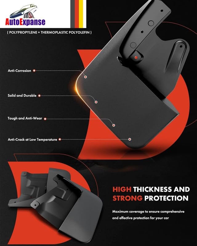 AutoExpanse car mud Flap for SANTRO XING/Front and Rear O.E Type Mud Flaps ABS Plastic only for SANTRO XING - Image 5