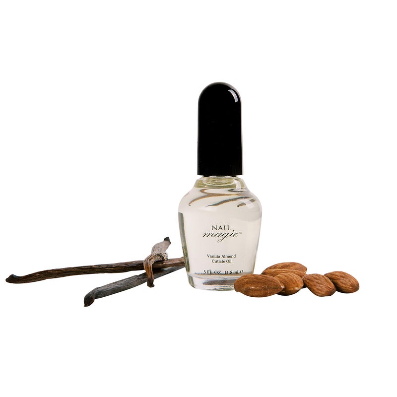 Nail Magic Hand & Cuticle Oil - Vanilla Almond Cuticle Oil - Natural Cuticle Oil, Nail health, Stronger Nails - 0.5 Fluid Ounce - Image 1