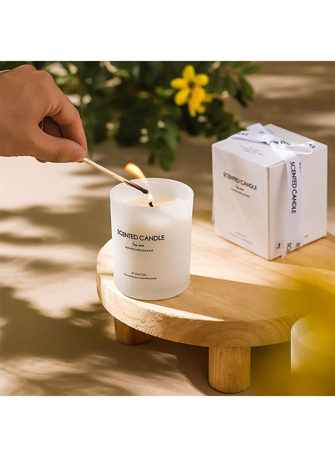 10 علب من أعواد الثقاب السوداء الزخرفية بطول 9.6 سم، أعواد ثقاب خشبية طويلة للمواقد والشموع، أعواد ثقاب ملونة، أعواد ثقاب طويلة للمواقد وشوايات الباربكيو والعلاج بالروائح العطرية - Image 4