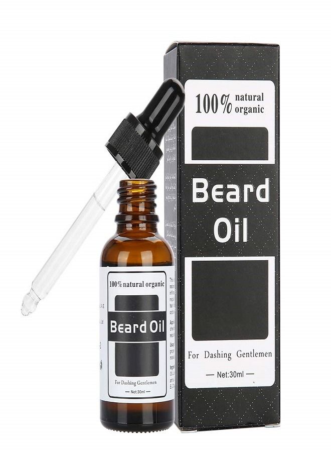 Beard OIL Beard oil, beard oil shine and fuller beard and beard growth shaping tool face nutrition men's beard care serum - Image 1