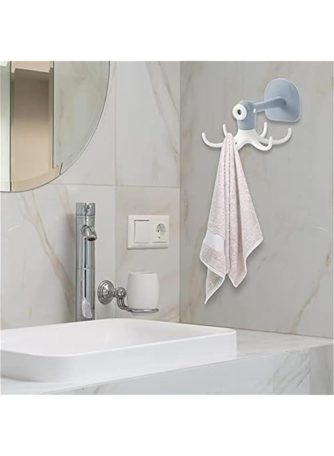 360° Rotating Folding Hook for Kitchen, Nail-Free Shelf Organizer Utensil Hanging Rack. - Image 3