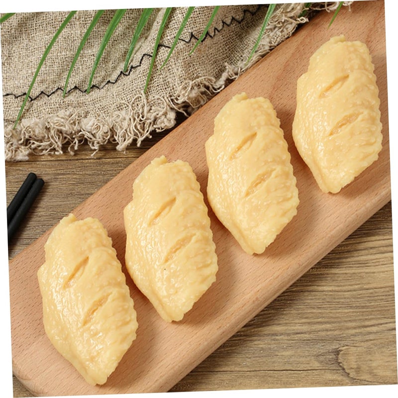 Artificial Chicken Wing Prop 5Pcs Food Model For Kitchen Decor Photography Display - Image 3