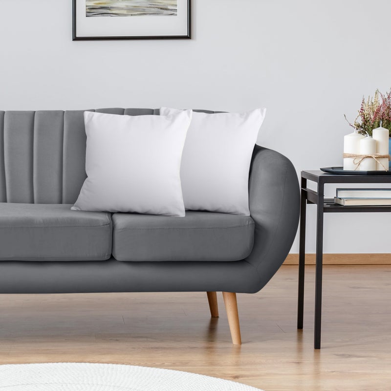 Utopia Bedding Throw Pillows Insert (Pack of 2, White) - 16 x 16 Inches Bed and Couch Pillows - Indoor Decorative Pillow - Image 5