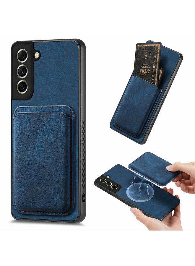 S-TOP Case For Samsung Galaxy S21 FE 5G Retro Leather Card Bag Magnetic Phone Case - Image 1