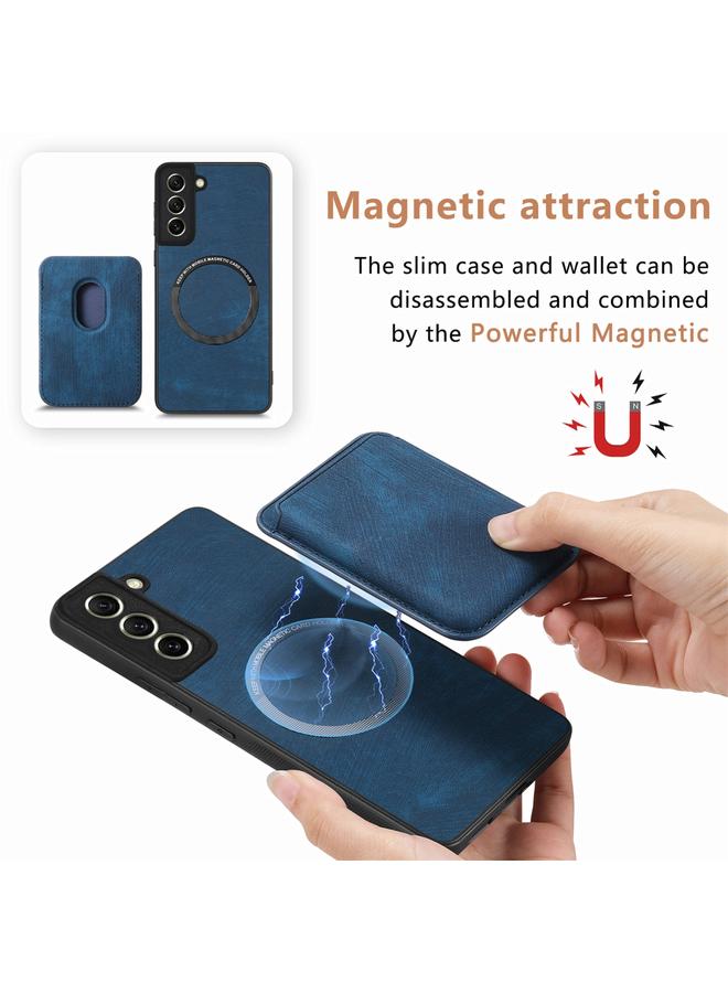 S-TOP Case For Samsung Galaxy S21 FE 5G Retro Leather Card Bag Magnetic Phone Case - Image 3