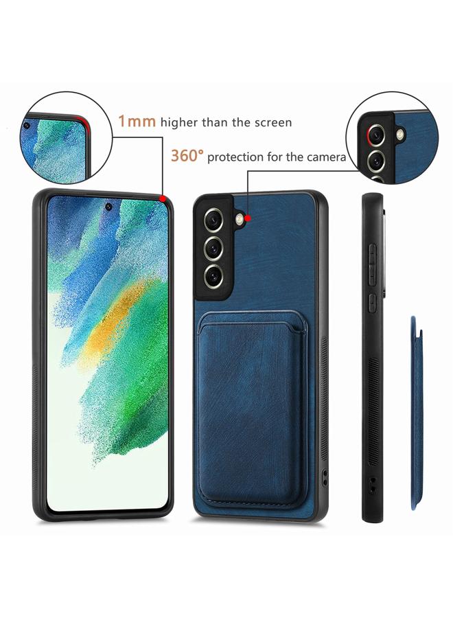 S-TOP Case For Samsung Galaxy S21 FE 5G Retro Leather Card Bag Magnetic Phone Case - Image 4