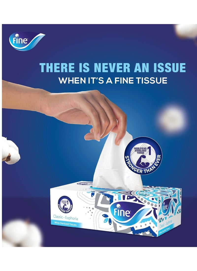 Fine Fine Classic Facial Tissue 130x2ply Pack Of 10  - Image 2