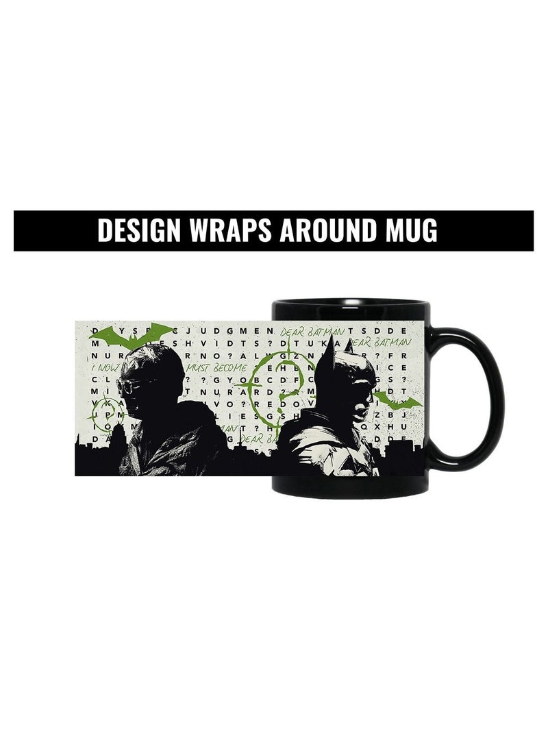 MEC - Batman High Quality Printed Design Full Black Mug 11Oz - Image 1