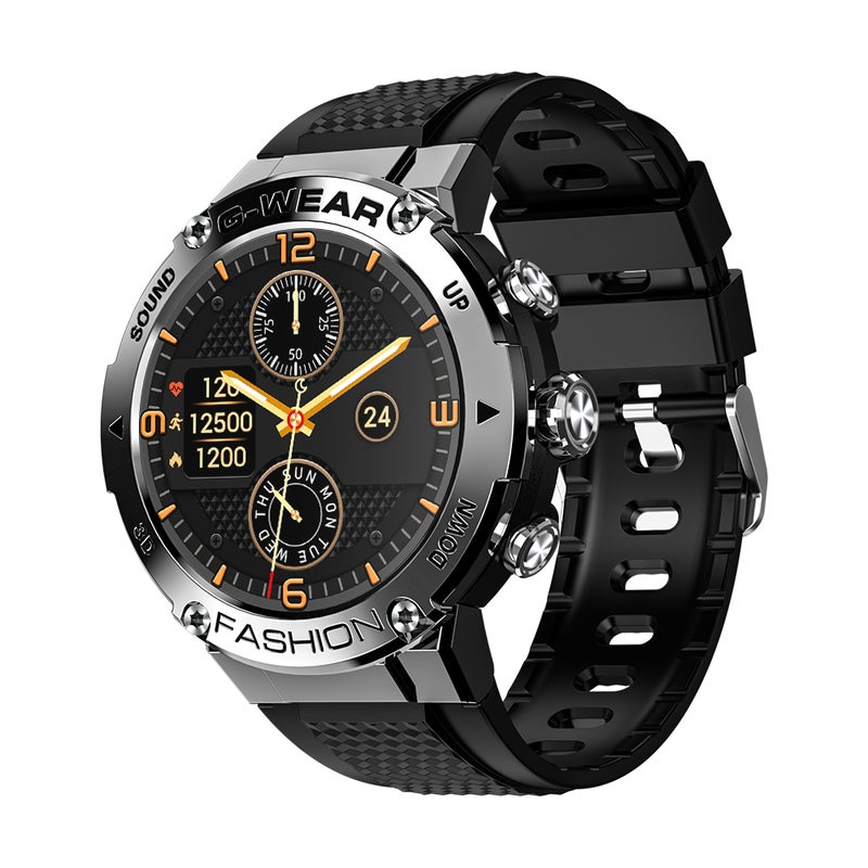 ATTACK 5 Smart Sports Watch 1.32'' TFT Full-Touch Screen 360*360 High Resolution BT Call Health Monitor 13 Sports Modes IP67 Waterproof BT Music - Image 1
