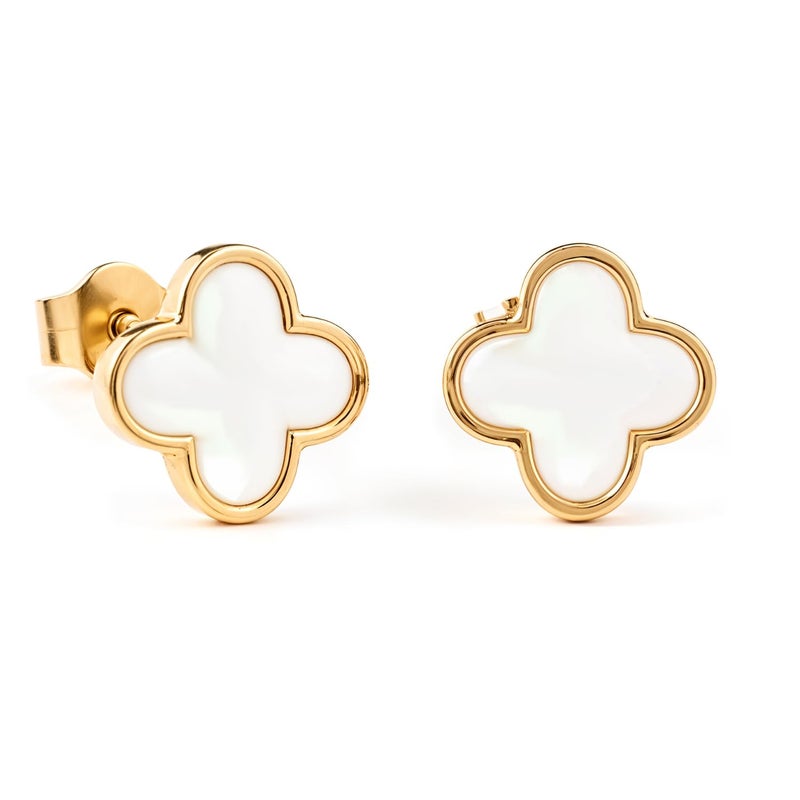 HighSpark Clover Earrings for Women | Four Leaf Stud Earrings for Women | Lovely Gift - Image 1