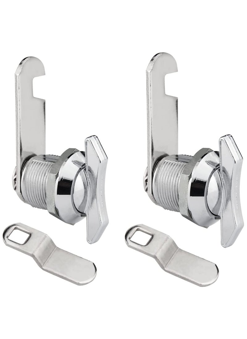 Y&D - SYOSI Keyless Latch, for Mounting in RV, Camper Compartment Door, Storage Door Cabinet, Mailbox, Drawer, Convenient and Durable, 2 Pcs, 5/8 Inch - Image 1