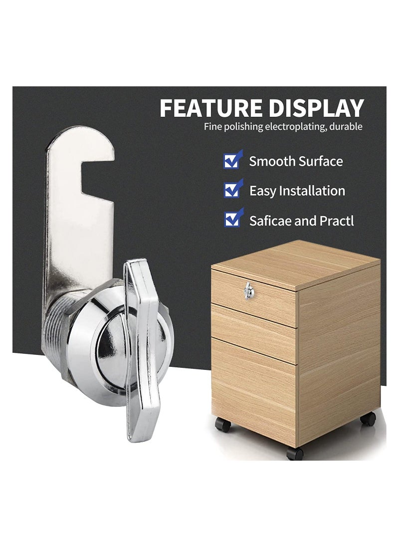 Y&D - SYOSI Keyless Latch, for Mounting in RV, Camper Compartment Door, Storage Door Cabinet, Mailbox, Drawer, Convenient and Durable, 2 Pcs, 5/8 Inch - Image 1