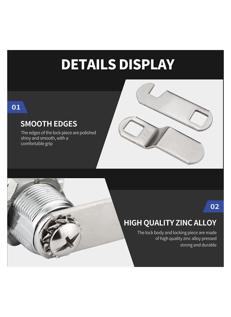 Y&D - SYOSI Keyless Latch, for Mounting in RV, Camper Compartment Door, Storage Door Cabinet, Mailbox, Drawer, Convenient and Durable, 2 Pcs, 5/8 Inch - Image 1