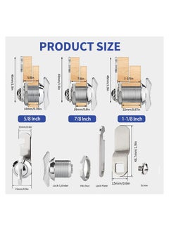 Y&D SYOSI Keyless Latch, for Mounting in RV, Camper Compartment Door, Storage Door Cabinet, Mailbox, Drawer, Convenient and Durable, 2 Pcs, 5/8 Inch  - Image 2