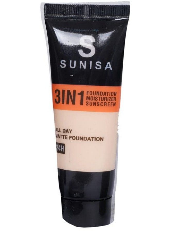 SUNISA Makeup Combo Kit 4 In 1 1Primer 1Fixer Foundation And Face Compact Powder For Women Pack Of 4 - Image 4