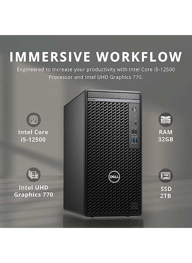DELL 2023 Newest Dell Optiplex 3000 12th Generation Business Desktop, Core i3-12100 Processor/8GB RAM/256GB SSD/Windows-11 Black - Image 3