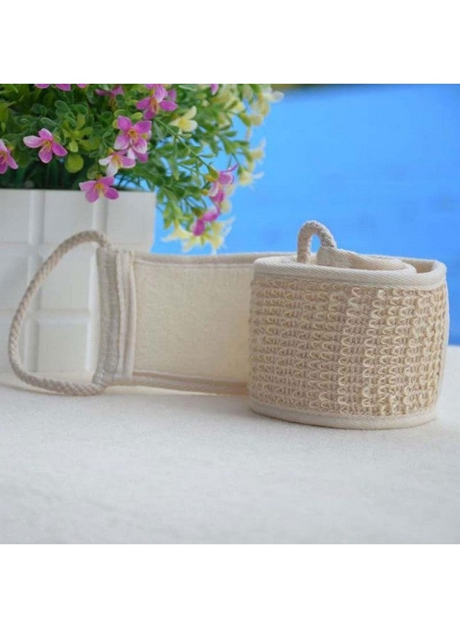 SOLDTRUE Loofah Back Scrubber for Shower | 100% Natural Exfoliating Loofah Strap for Body & Skin Health | Large Size Bath Spa Scrubber for Men & Women | Ideal for Clean, Smooth Skin (1 Pcs.) - Image 2