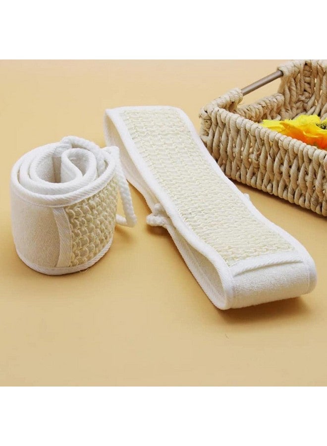 SOLDTRUE Loofah Back Scrubber for Shower | 100% Natural Exfoliating Loofah Strap for Body & Skin Health | Large Size Bath Spa Scrubber for Men & Women | Ideal for Clean, Smooth Skin (1 Pcs.) - Image 4