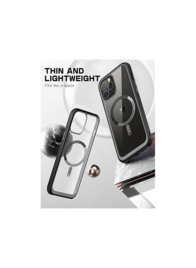 SupCase Unicorn Beetle Mag Series Case for iPhone 13 Pro Max (2021 Release) 6.7 Inch, Premium Hybrid Protective Clear Case Compatible with MagSafe (Black)  - Image 4