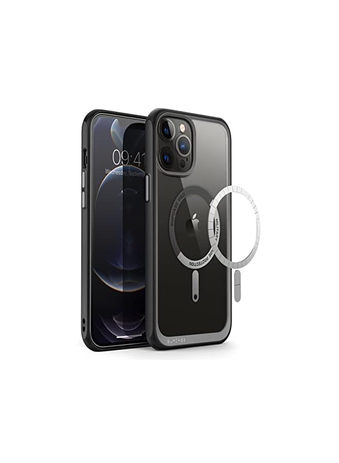 SupCase Unicorn Beetle Mag Series Case for iPhone 13 Pro Max (2021 Release) 6.7 Inch, Premium Hybrid Protective Clear Case Compatible with MagSafe (Black)  - Image 2