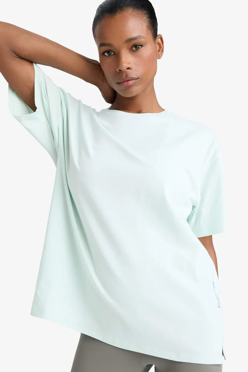 ديفاكتو DeFactoFit Comfort Fit Crew Neck Sports T-Shirt