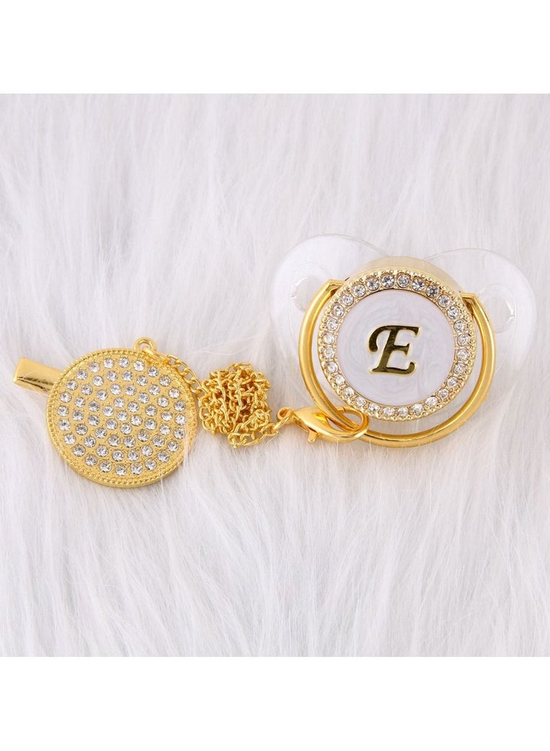 Loquat Alphabet Baby Shiny Diamond Pacifier