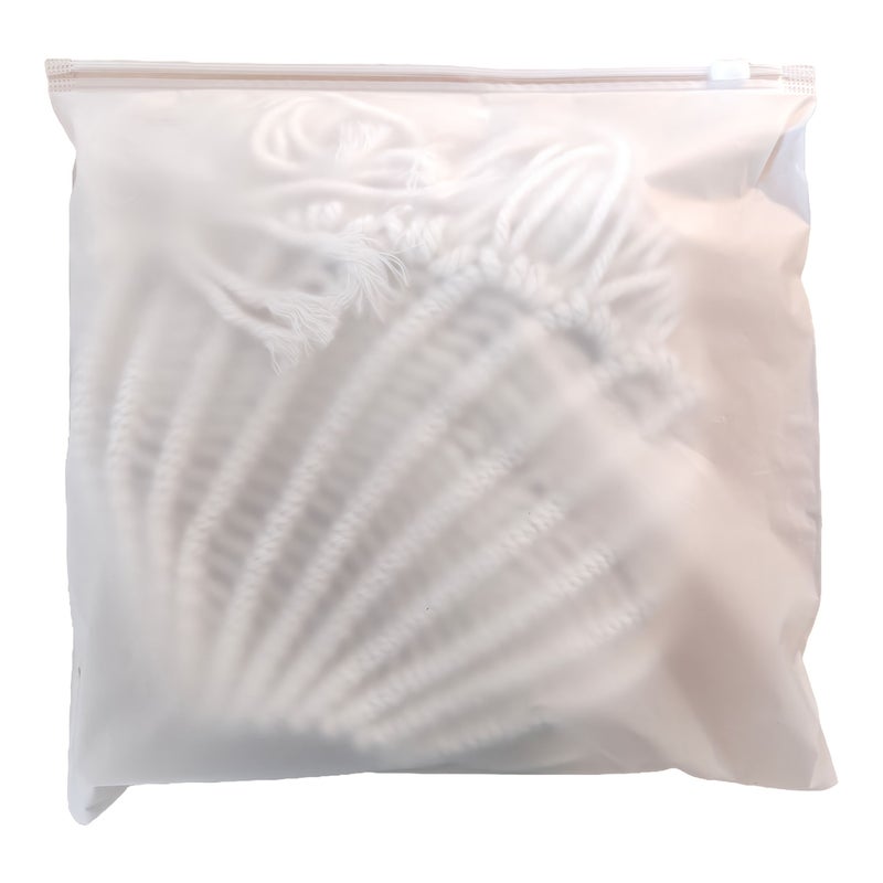White Angel Wings Wall Decor Hanging Ornament European Rope Curtain Tassel Home Art - Image 4