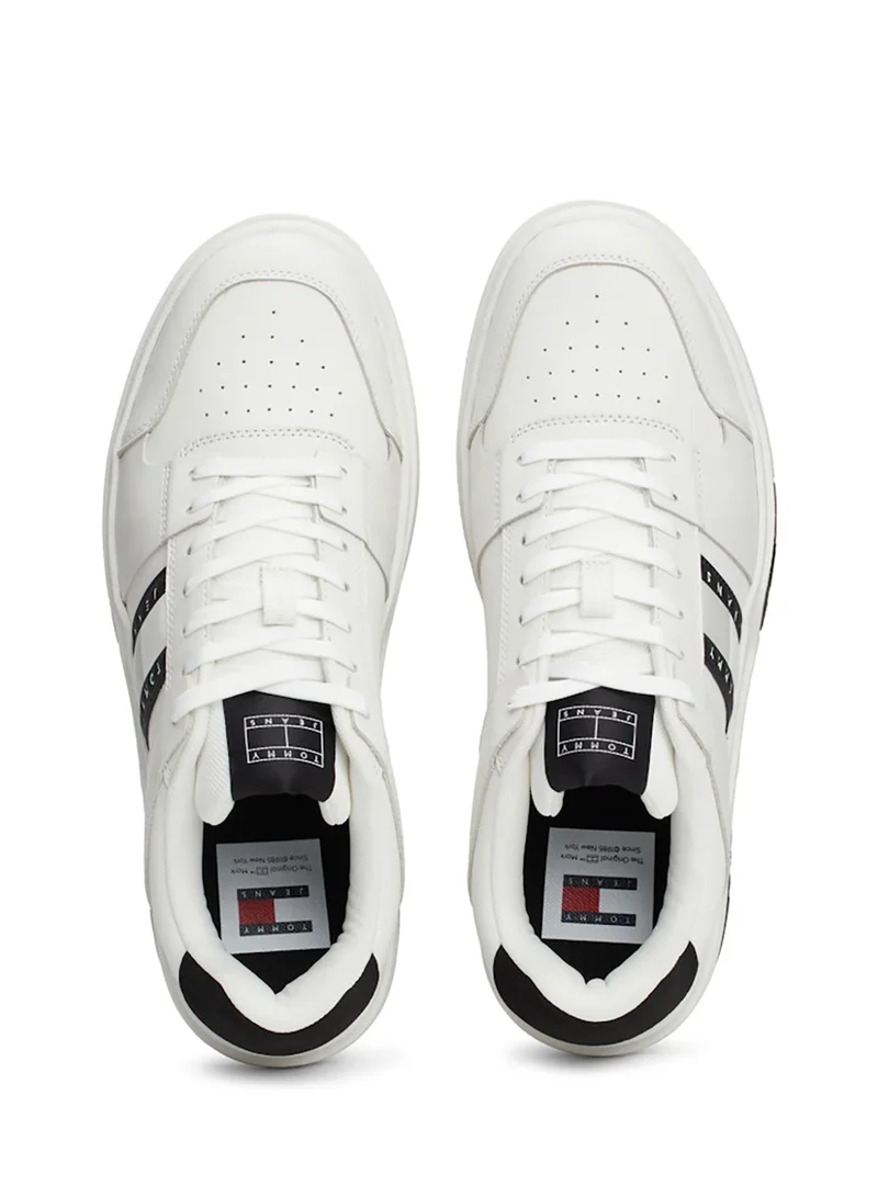 تومي جينز Casual Lase Up Low - Top Sneakers
