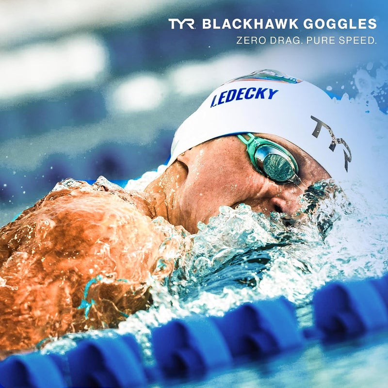 TYR Unisex Blackhawk Racing Mirrored Low Profile Swimming Goggles (pack of 1) - Image 2