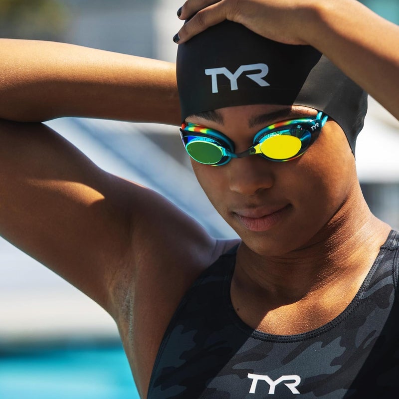 TYR Unisex Blackhawk Racing Mirrored Low Profile Swimming Goggles (pack of 1) - Image 5
