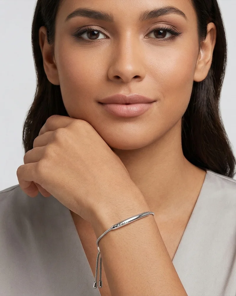 CALVIN KLEIN  Elongated Drops Collection Bracelet For Women In Stainless Steel - 35000341 for Women | Best Price UAE