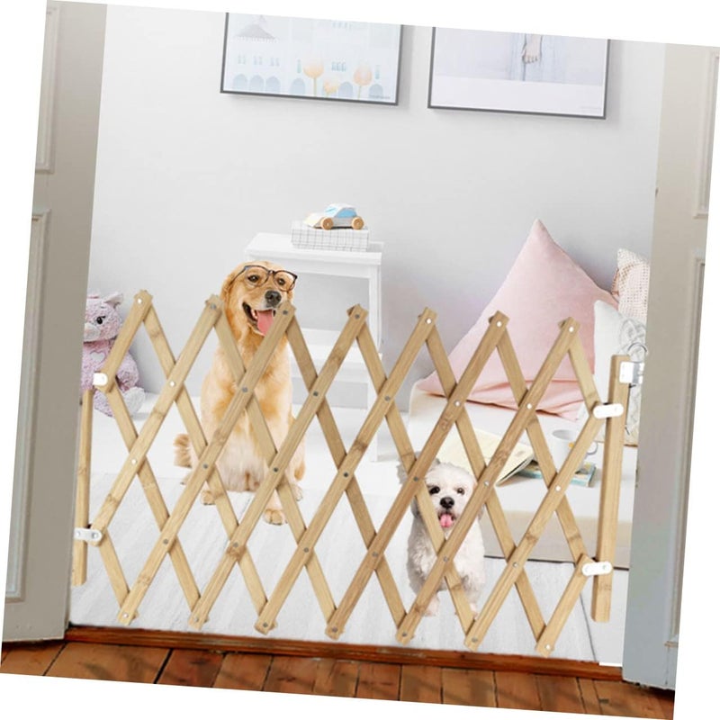 Pet Protector for Doorways Wooden Dog Barrier Fence for Home Use Easy to Assemble and Disassemble for Enclosures Convenient Pet Protector - Image 3