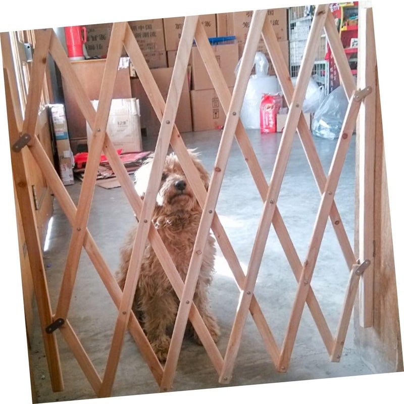 Pet Protector for Doorways Wooden Dog Barrier Fence for Home Use Easy to Assemble and Disassemble for Enclosures Convenient Pet Protector - Image 5