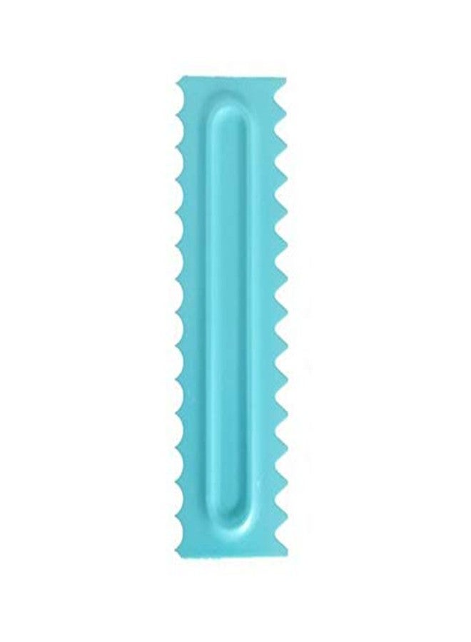 Cake Decor Plastic Icing Comb Scraper Smoother Icing Fondant Cake Decorating Tool (B-9953-15)
