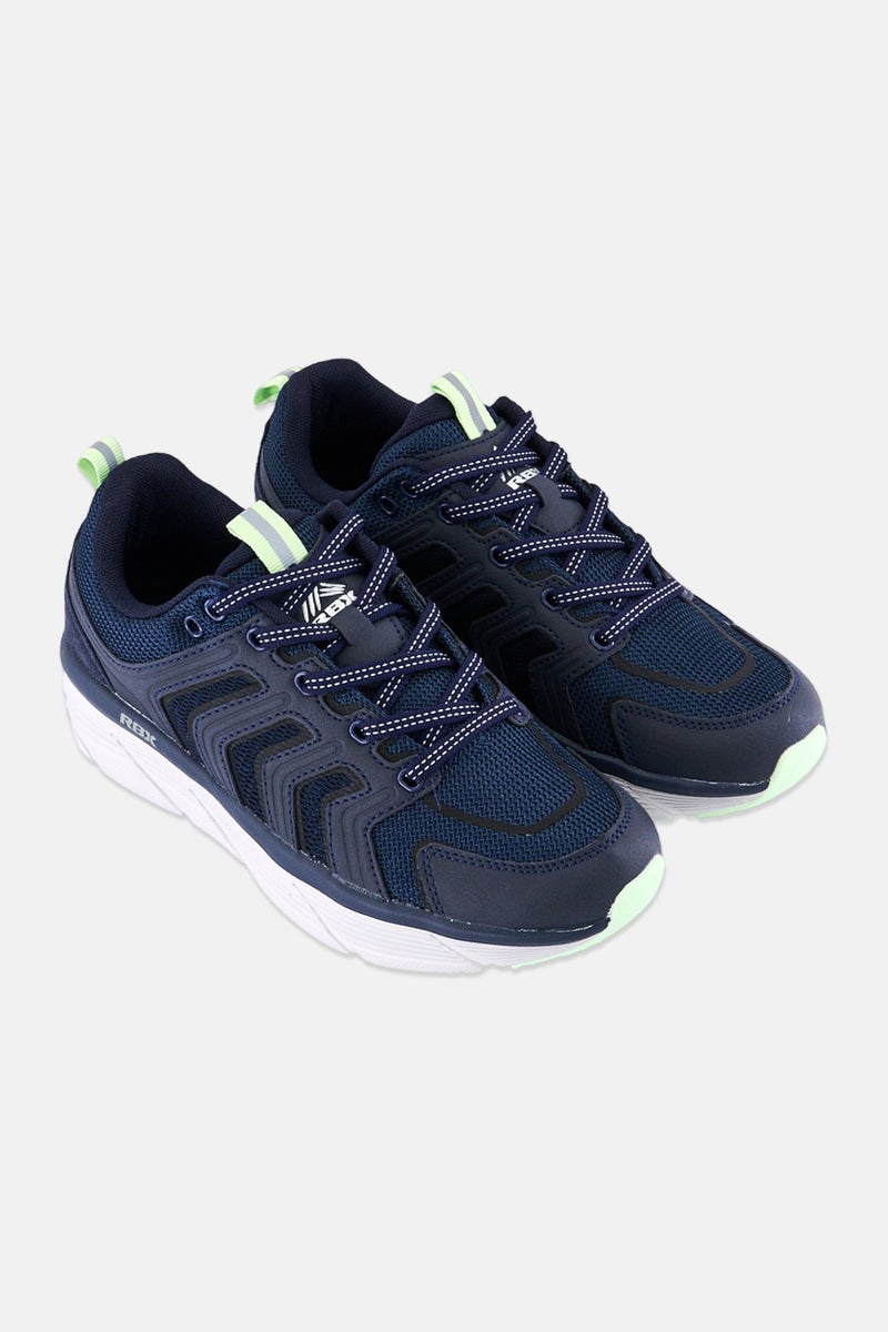 RBX Women Lace Up Outdoor Shoes, Navy - Image 3