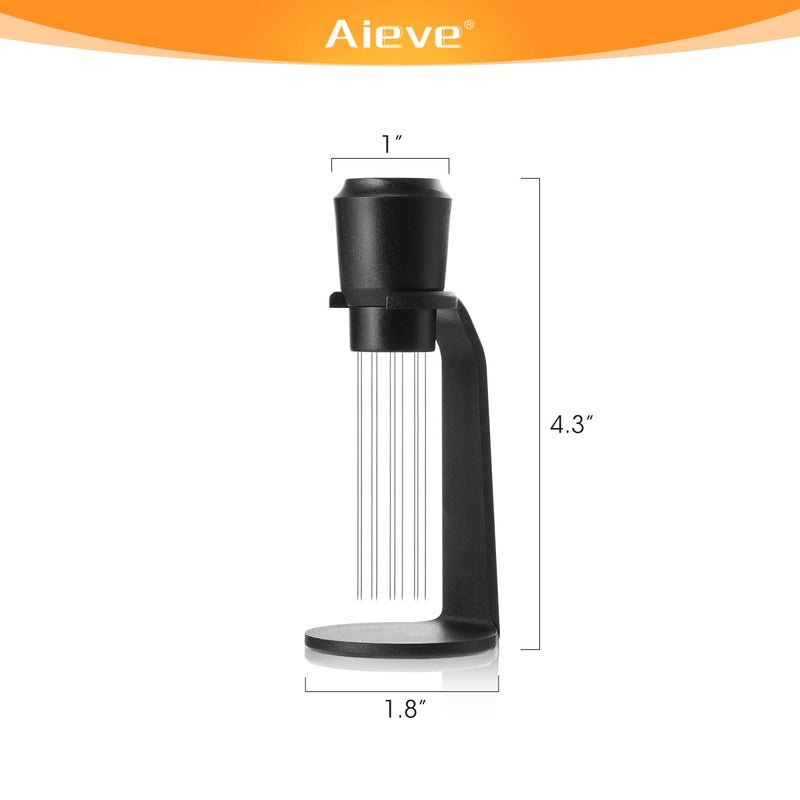 Aieve WDT Tool Espresso, Distribution Tool Espresso Accessories, 10 Needle Coffee Stirrer with Stand for Barista (Ease of Use in 2 Ways Installtion) - Image 5
