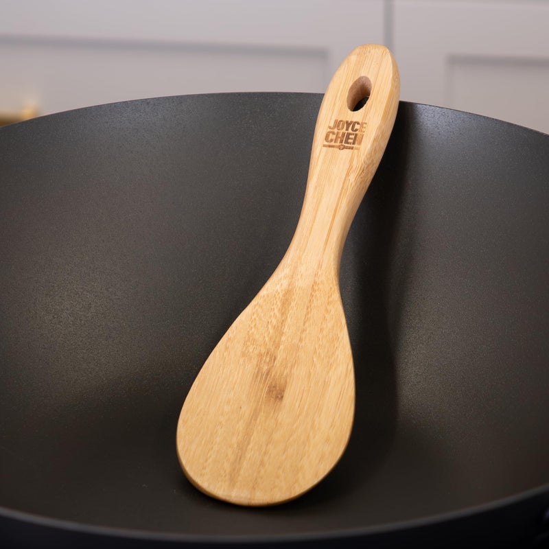 Joyce Chen Burnished Bamboo Rice Paddle, 9-Inch - Image 2