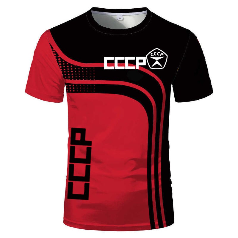 3D Digital Summer Selling Fashion Short Sleeve Slim Comfortable Men And Women Sports T-Shirt Europe And America - Image 1