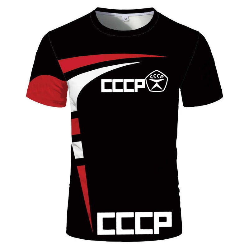 3D Digital Summer Selling Fashion Short Sleeve Slim Comfortable Men And Women Sports T-Shirt Europe And America - Image 4