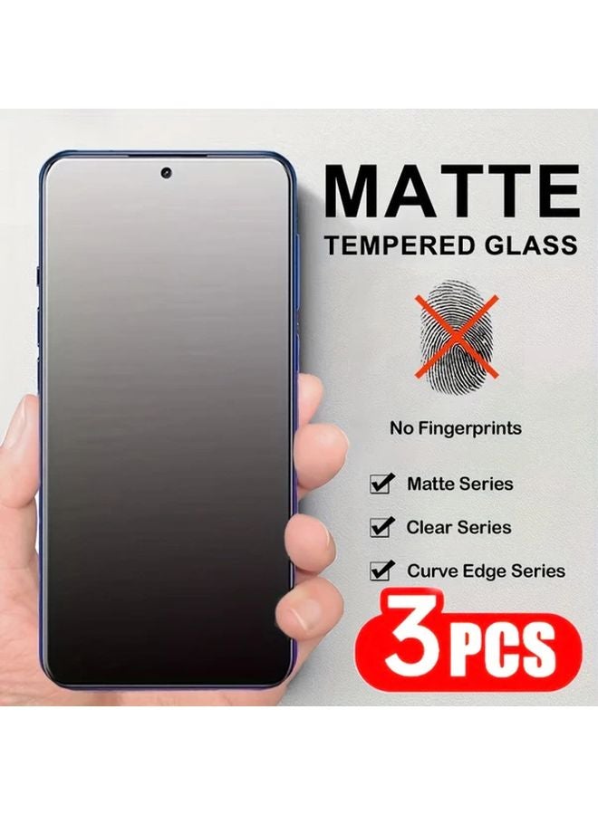 Xiaomi 14T 14T Pro حامي شاشة زجاج مقوى 3 قطع ماتي مضاد للبصمات صلابة 9H - Image 1