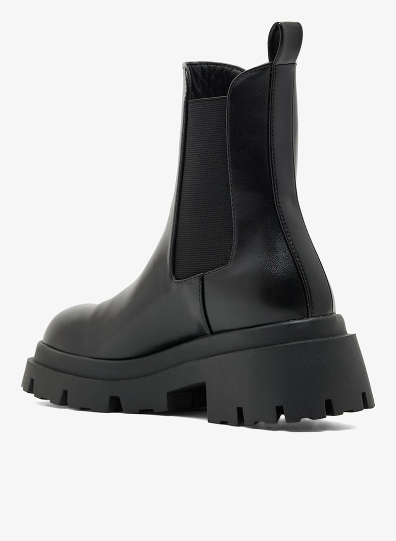 ايلا جزمة تشيلسي بكعب سميك للكاحل - Image 3