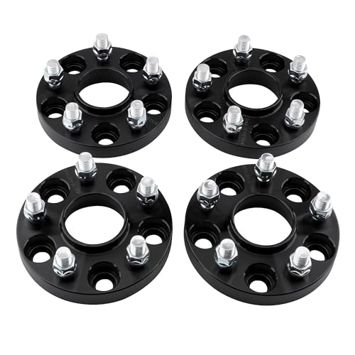 ZY Wheel 5X4.5 Wheel Spacers M14x1.5 Studs 20mm Compatible for Tesla Model 3 2017-2023 Model Y 2020-2023 5x114.3 Spacer Hubcentric 64.1mm Hub Bore Aluminum 4PCS - Image 1