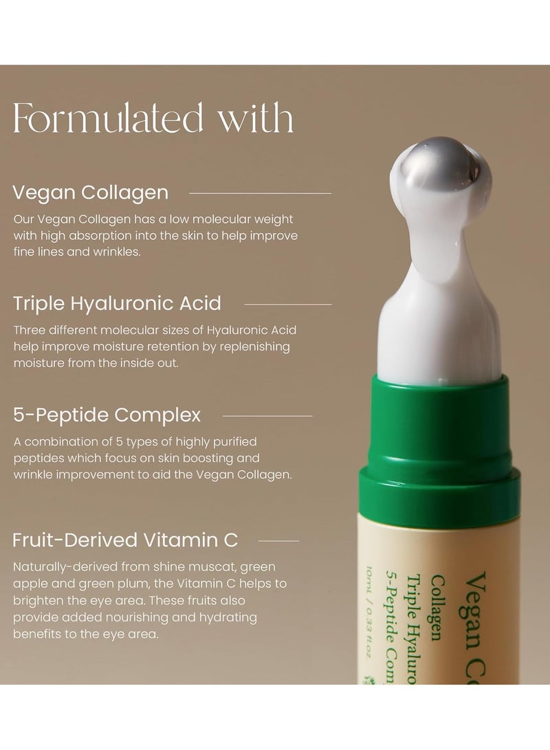 AXIS-Y Vegan Collagen Eye Serum with Triple Hyaluronic Acid & 5-Peptide Complex - Image 2