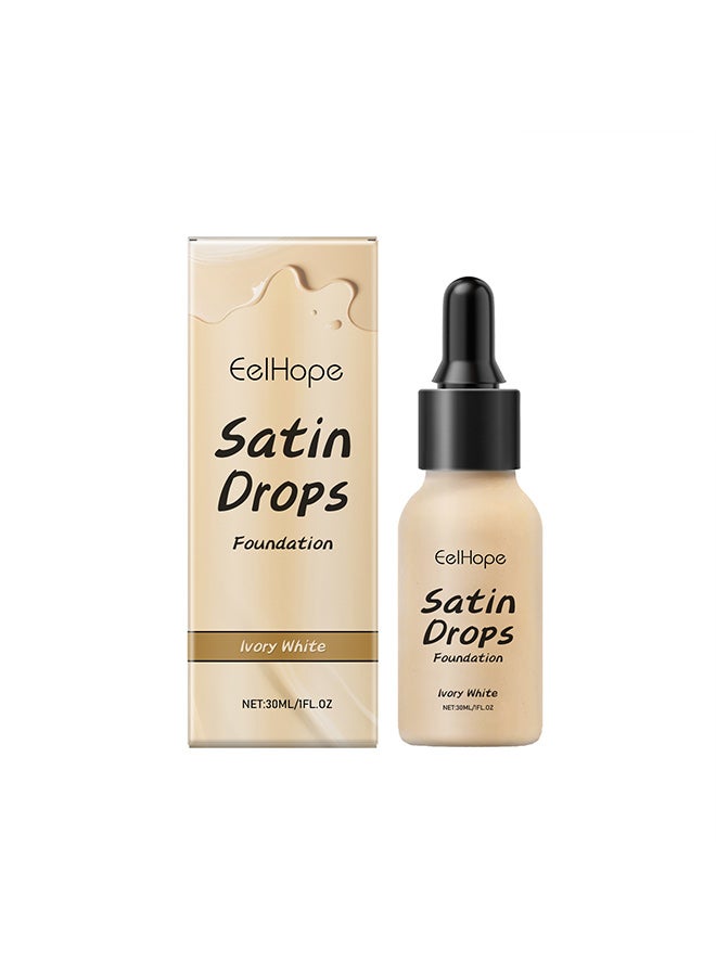 EELHOPE concealer liquid foundation is rich in dimethicone, titanium dioxide, polyglyceryl-3 diisostearate, 1,2-hexanediol and other ingredients, suitable for concealing blemishes, moisturizing and naturally brightening - Image 1