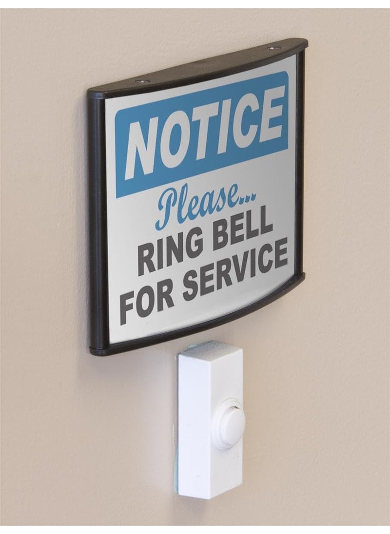 Displays2go WallDoor Signs for Wall Mount Holds 4 x 5625 Inches Graphics FrontLoading Name Plate Holder with DoubleSided Tape for Installation Black Aluminum WCSBK64 Set of 5  - Image 1