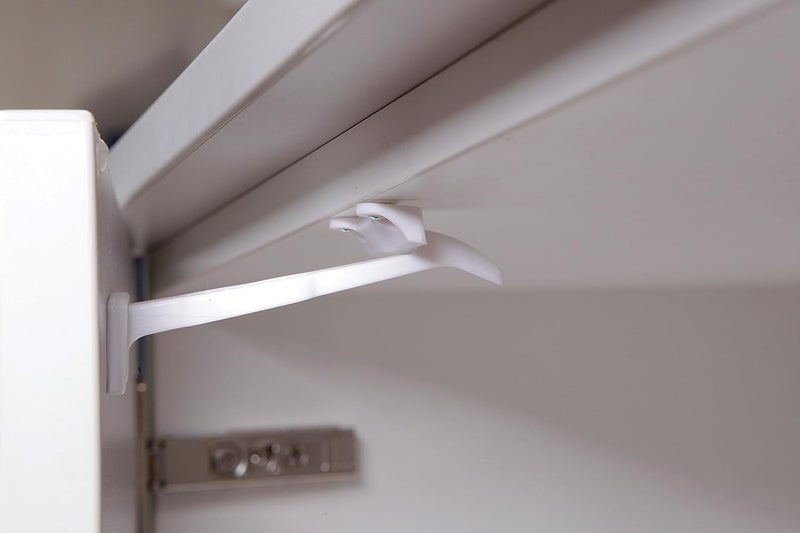 Dreambaby Secure Latches for Drawers and Cabinets, 7 Pack, Child Proofing Baby Safety Locks for Inside Drawer - Image 4